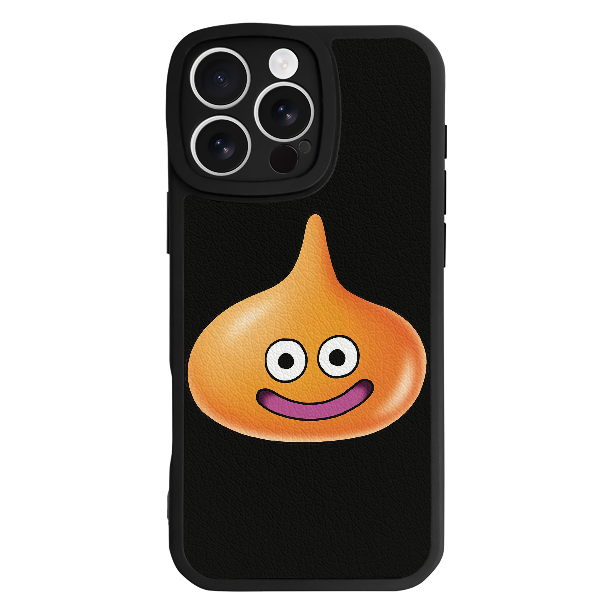 （画像用） ドラゴンクエスト Doragon Kuesuto Dragon Quest 【iPhone 16シリーズ対応】シリコンスマホケース（レザー調） 材質：シリコン